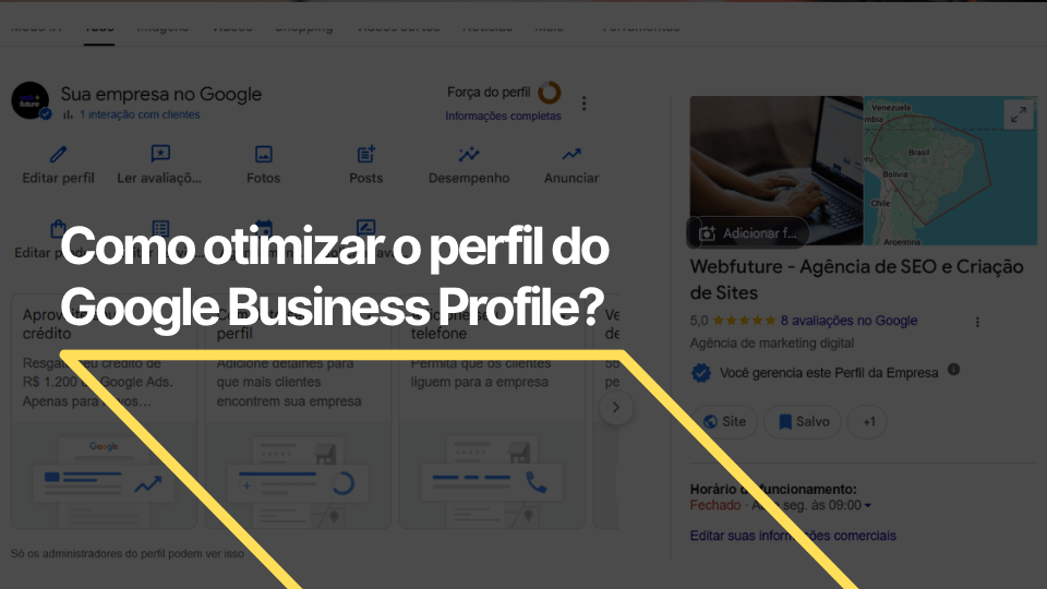Como otimizar o perfil do Google Business Profile para atrair mais visitantes
